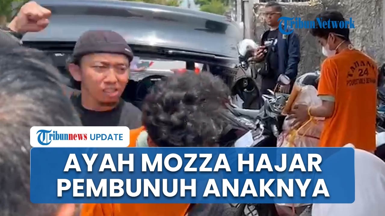 Detik-detik ayah Mozza hantam pembunuh anaknya saat rekonstruksi di ...