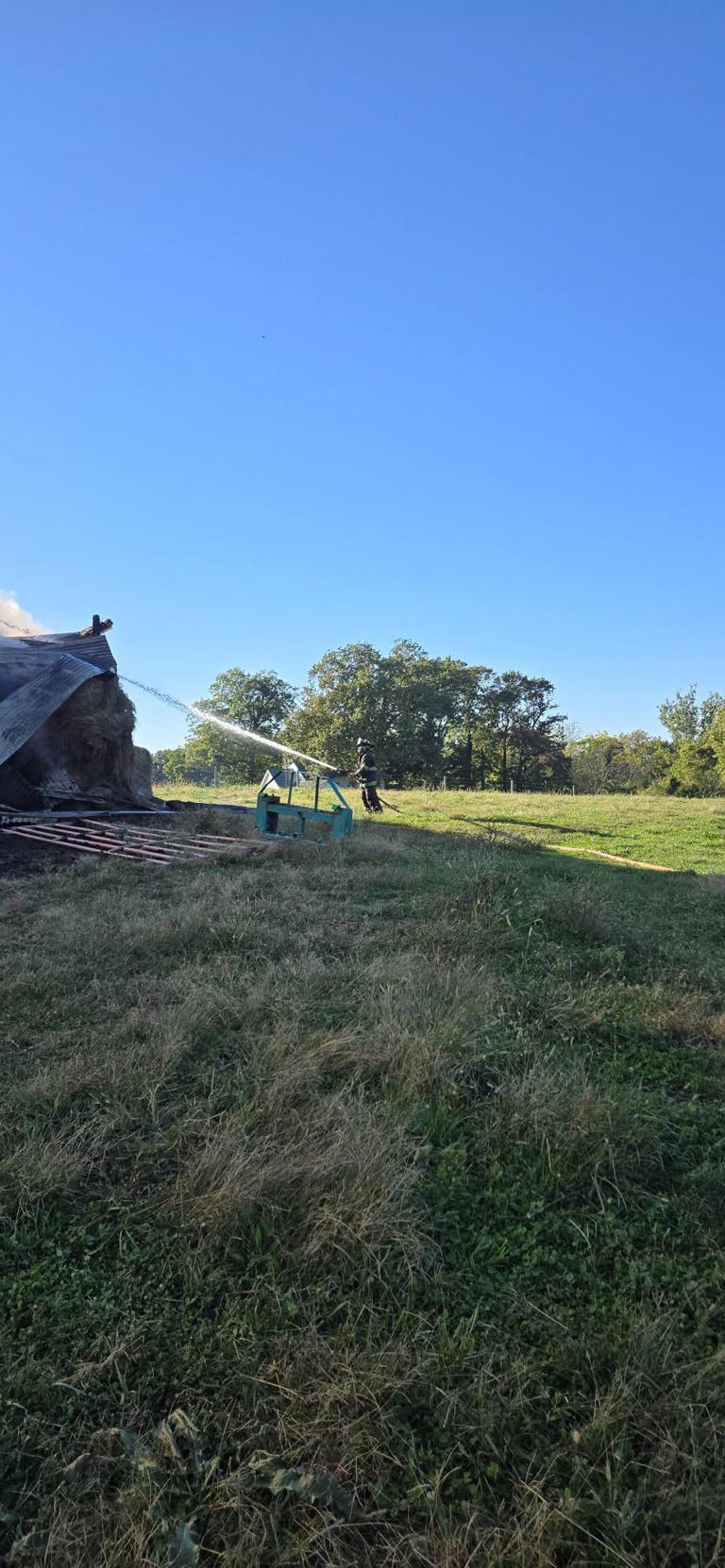 New Goshen firefighters use drones to stop barn blaze