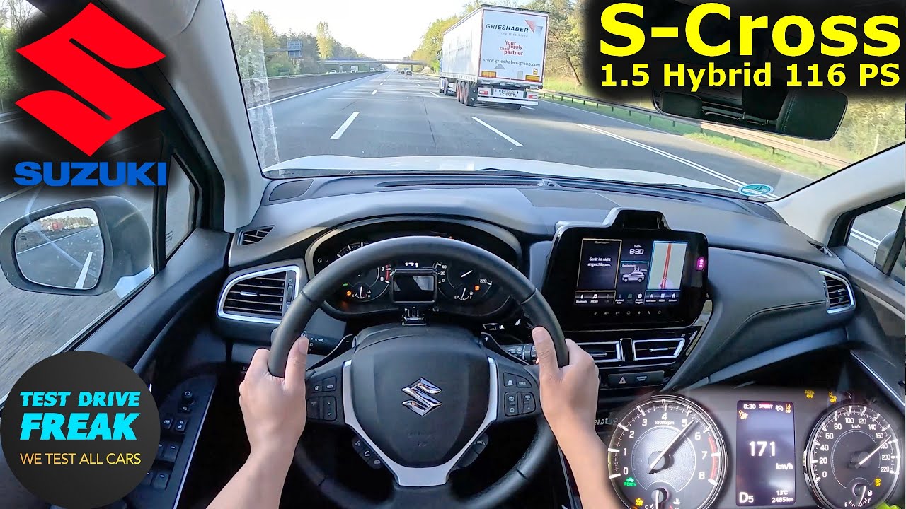 2025 Suzuki S-Cross 1.5 Dualjet Hybrid AllGrip 116 PS 🚀 top speed POV ...