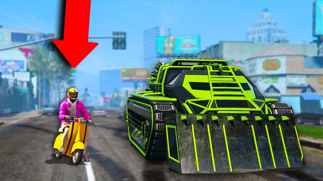 This guy challenged me to a drag race | GTA 5 thug life #457