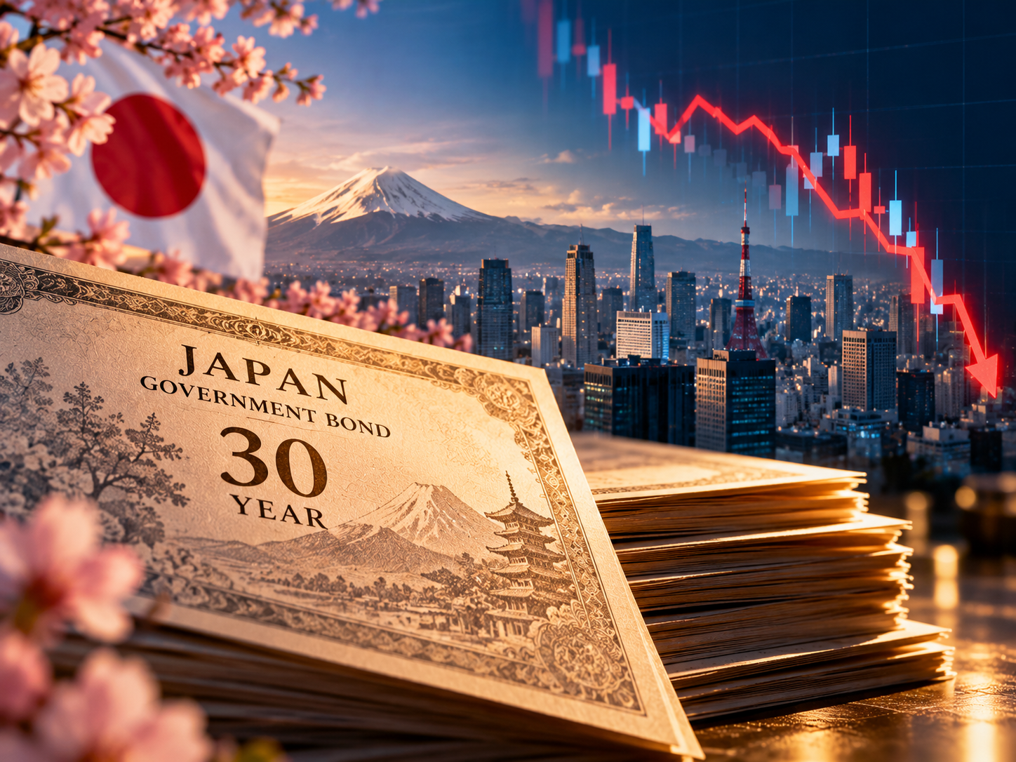 Global market: JGB yields fall as 30-year bond yield retreats from ...