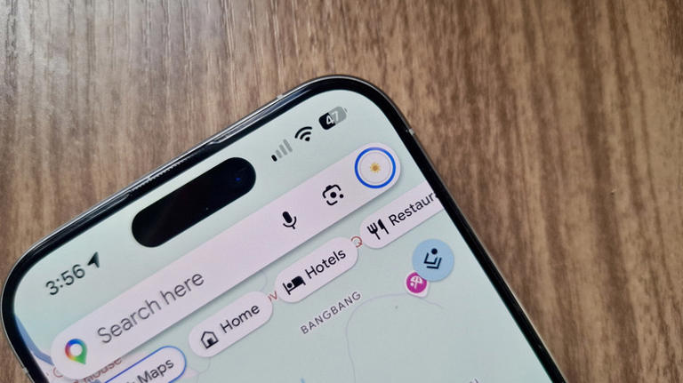 What does the camera symbol mean on Google Maps?