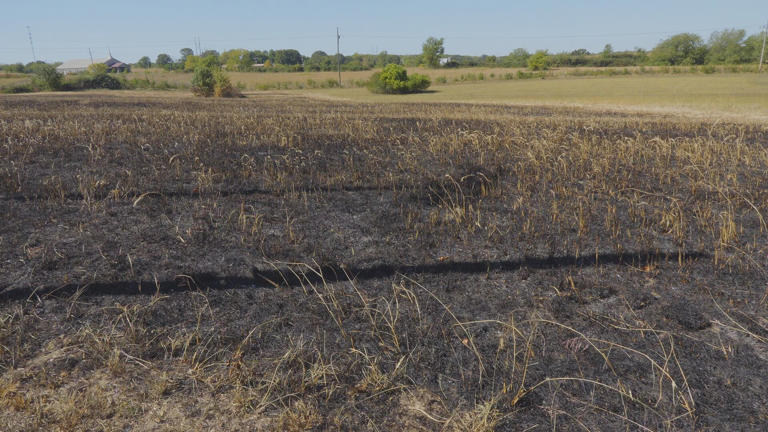 Grass fire in Aurora, Mo., prompts warning about dry conditions