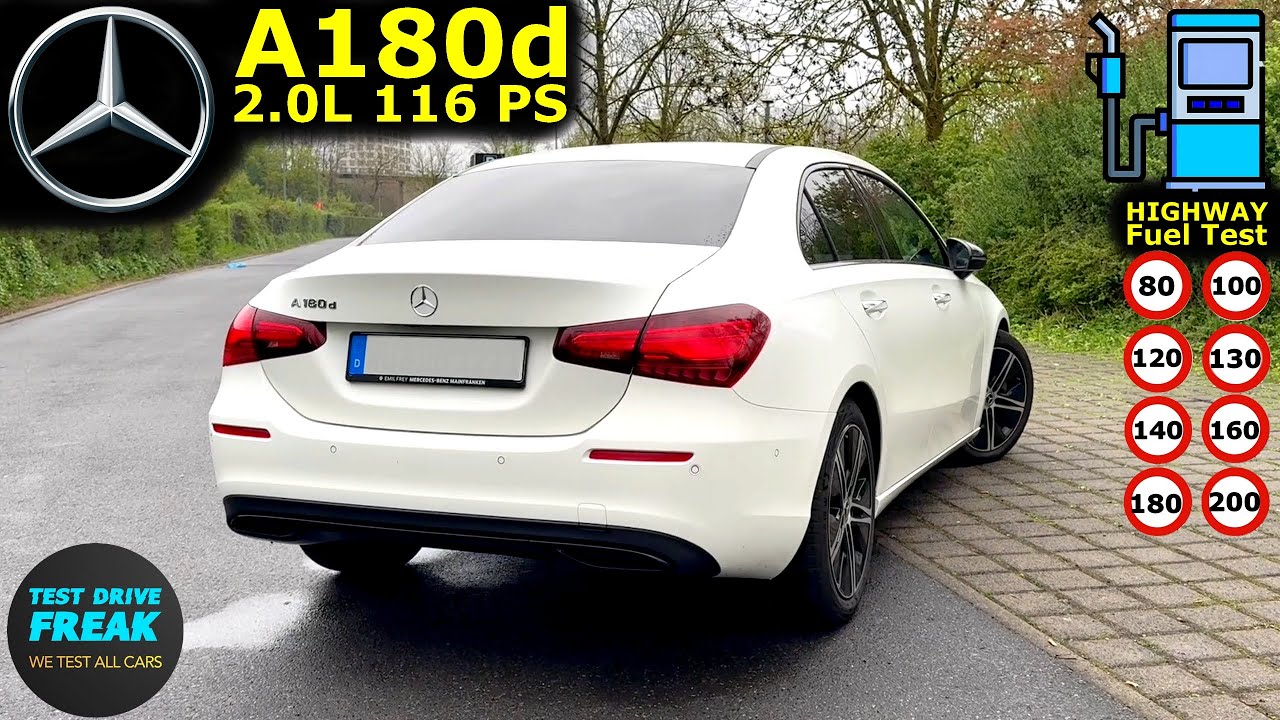 2025 Mercedes A180d limousine sedan (116 PS) 🚗 test drive | fuel ...