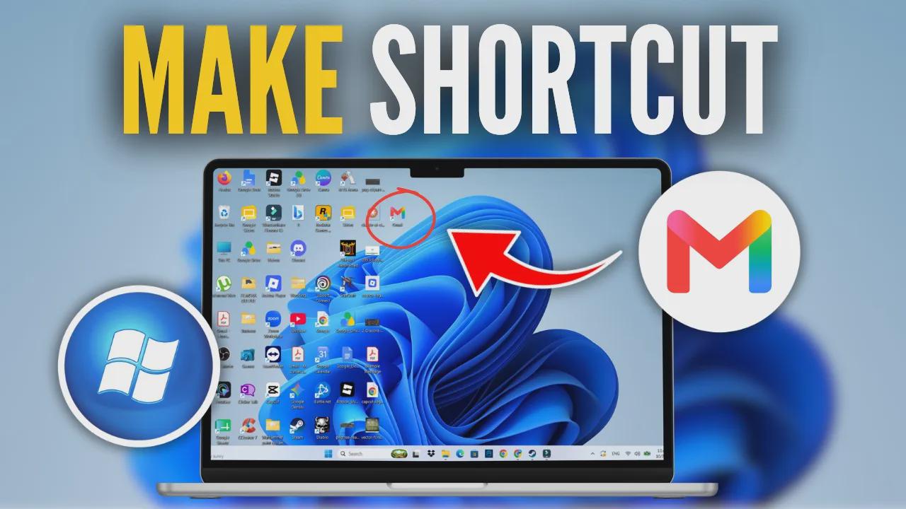 How to make Gmail shortcut on desktop