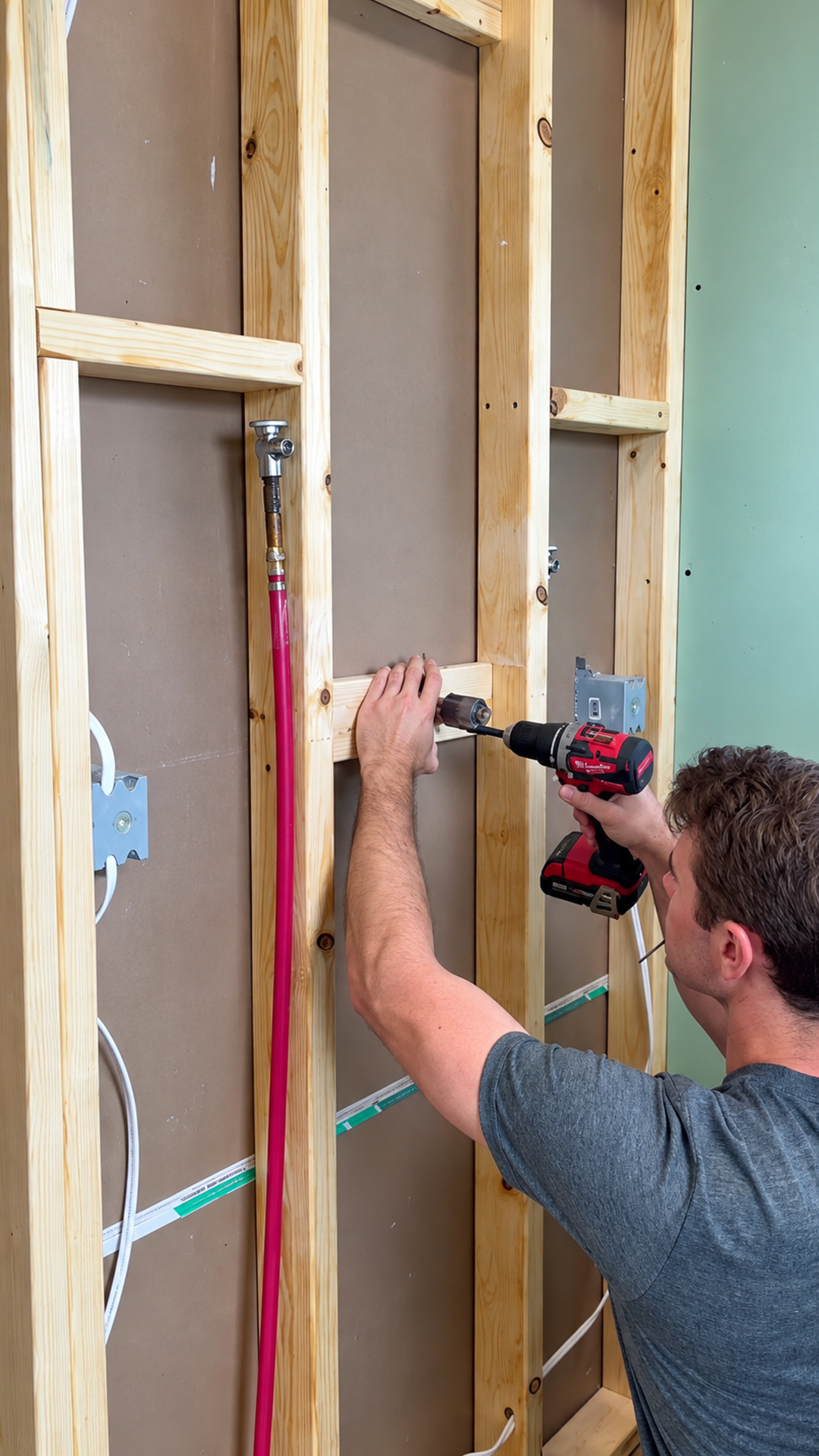Simple PEX plumbing makes shower installation easy