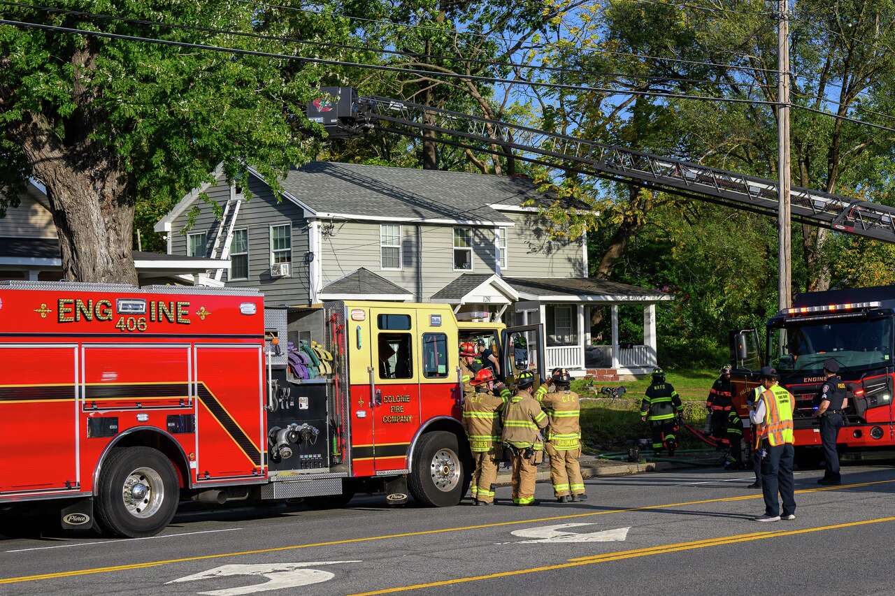 Central Avenue in Colonie reopens after house fire
