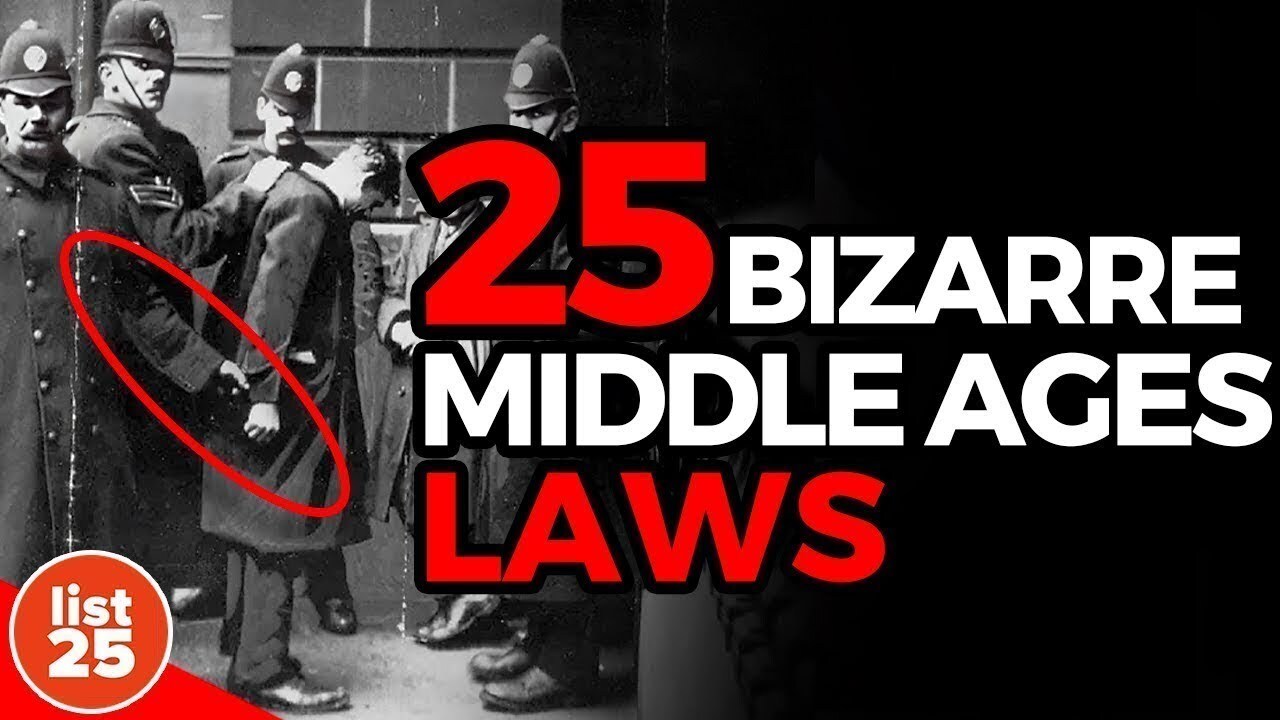 Middle Ages laws that influence modern society and behavior today