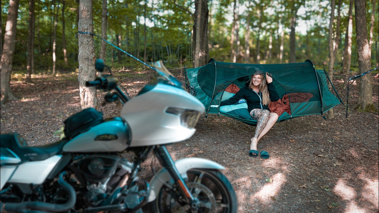 The ultimate solo motorcycle camping adventure