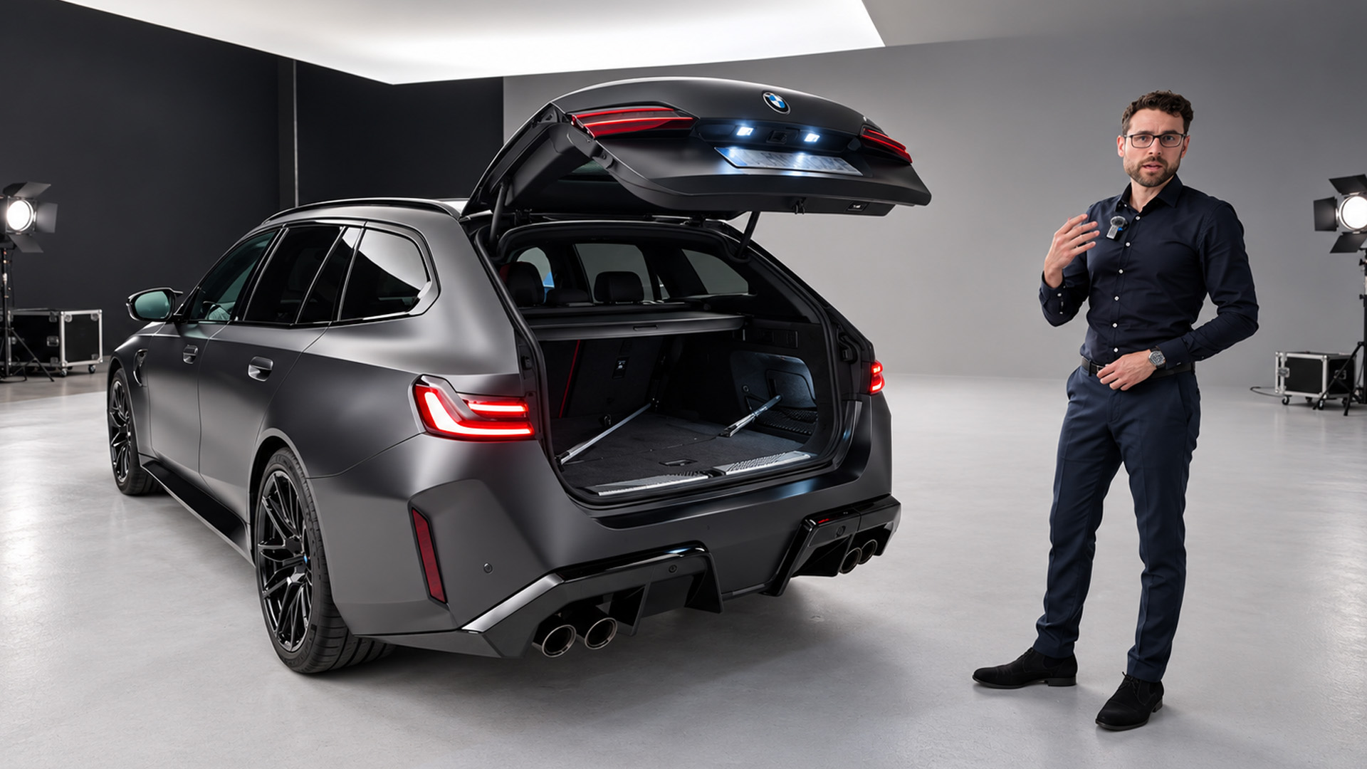 Cargo space is an important part of the BMW M5 Touring’s character
