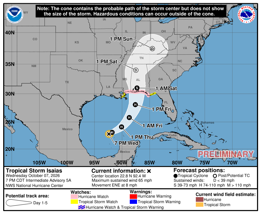 Recap: Hurricane warning issued for Escambia, Santa Rosa