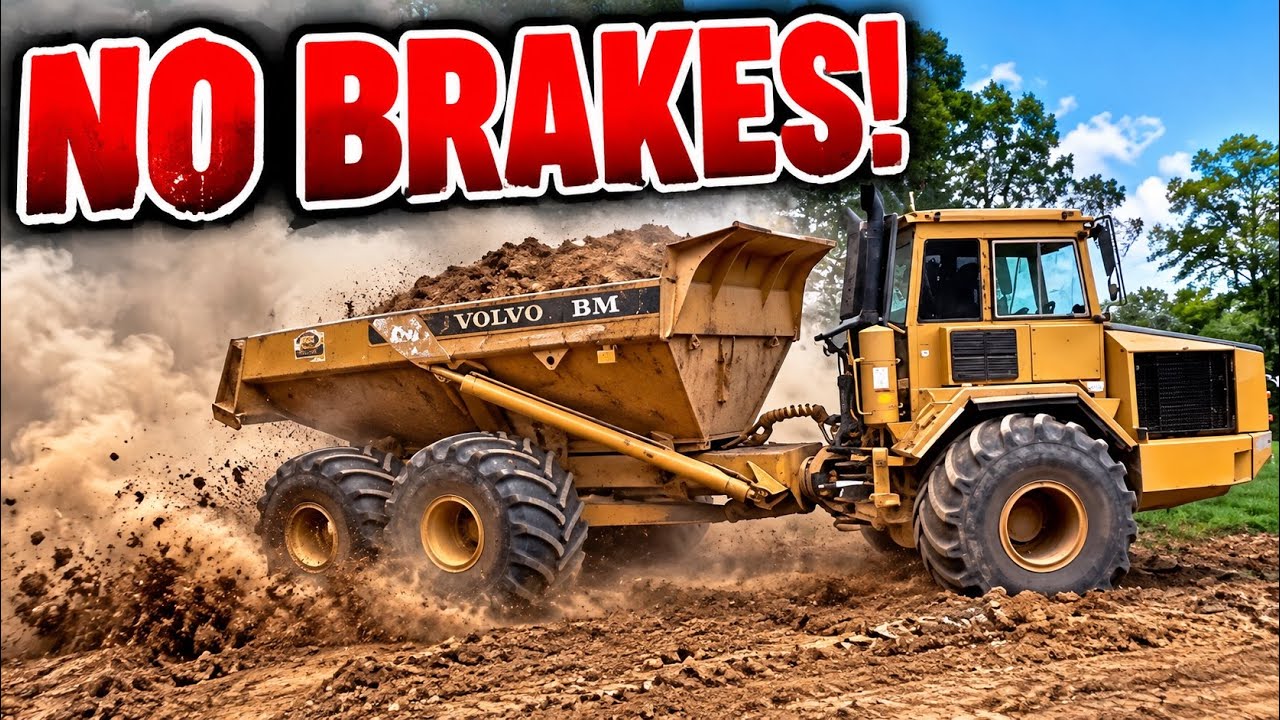 Bubba dump lost brakes on downhill haul