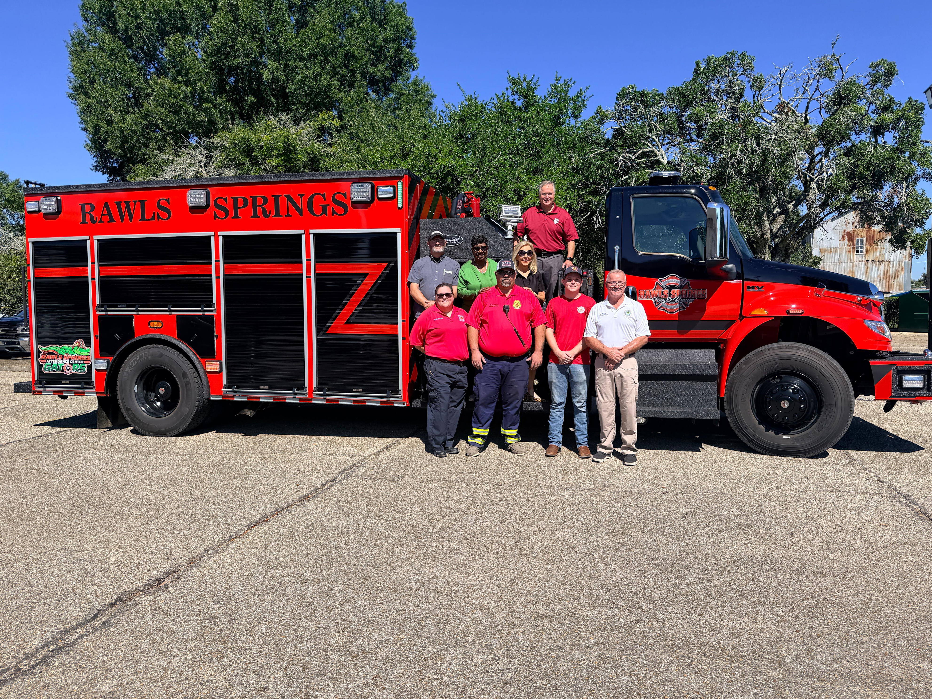 Rawls Springs VFD gets new fire truck