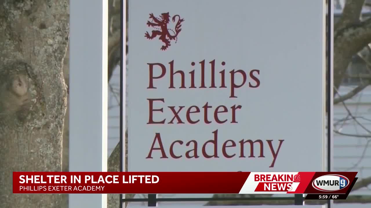 Shelter-in-place order at Phillips Exeter Academy lifted
