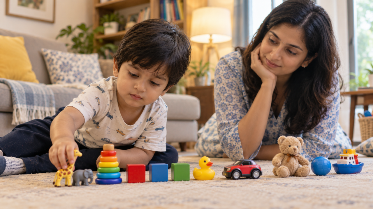 Psychology says some children line up their toys instead of playing ...