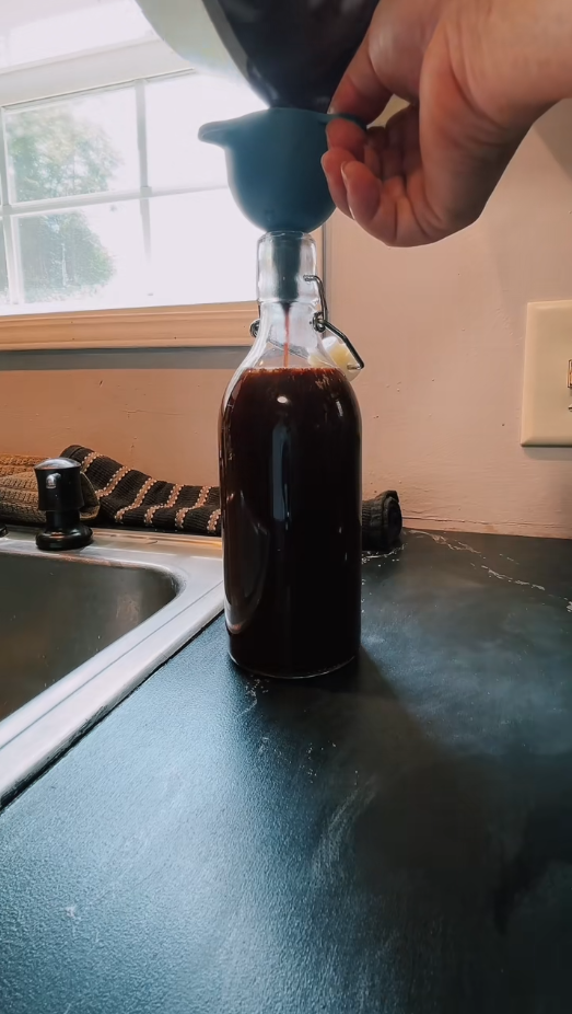 What gives homemade chocolate syrup its richness