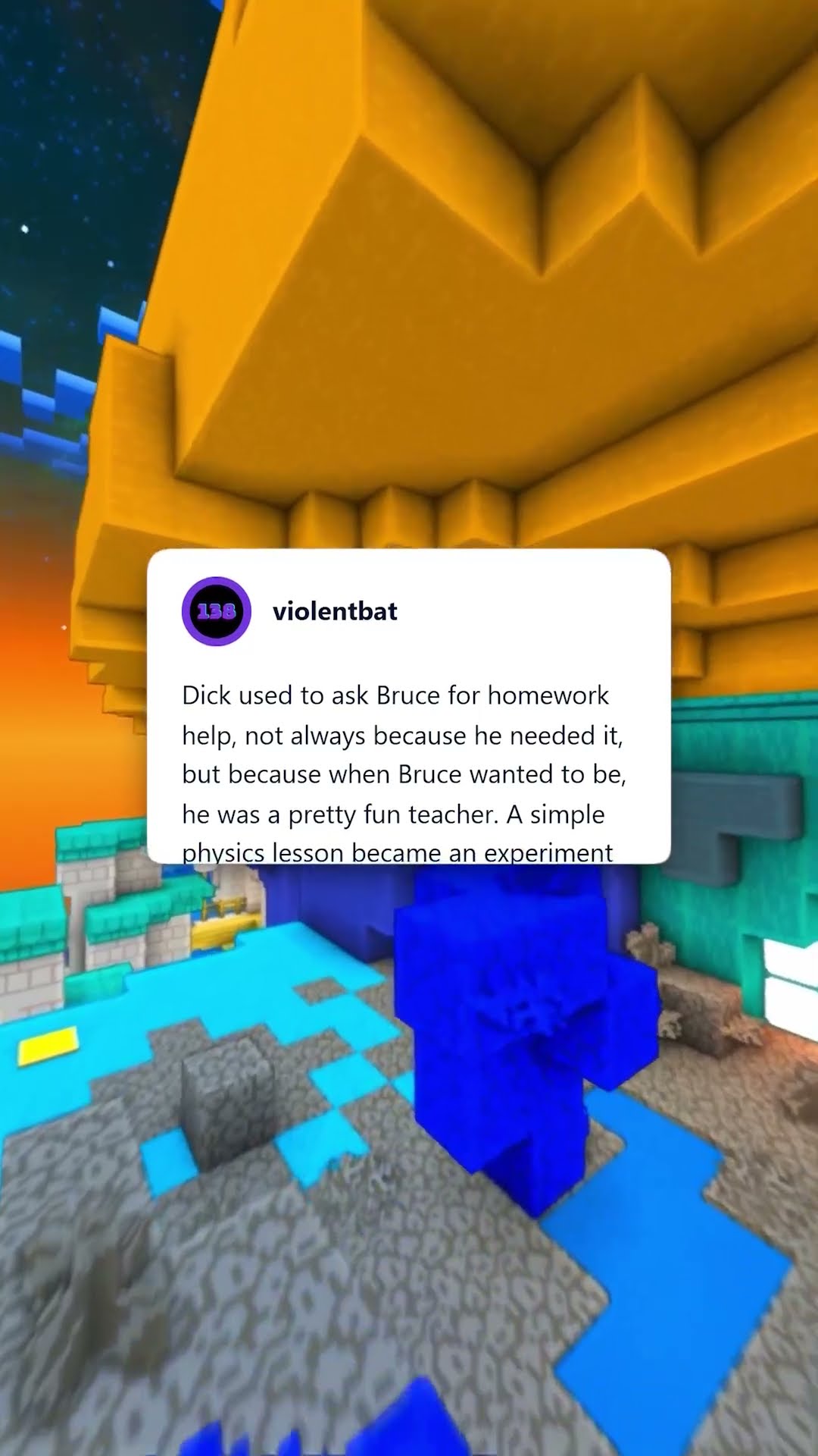 Bruce helping with homework!