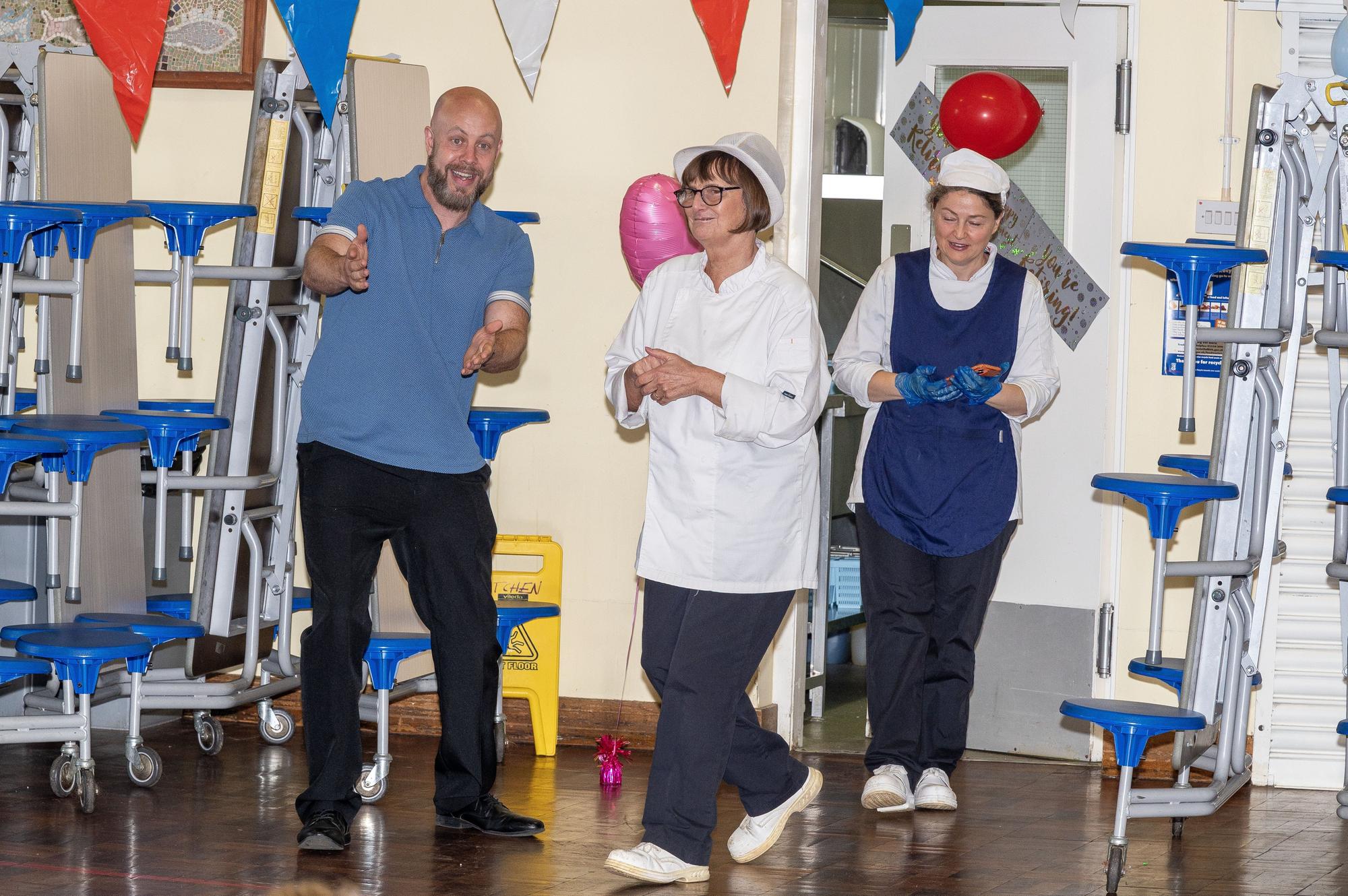 In pictures: Ladeside Primary School head cook retires after 25 years ...
