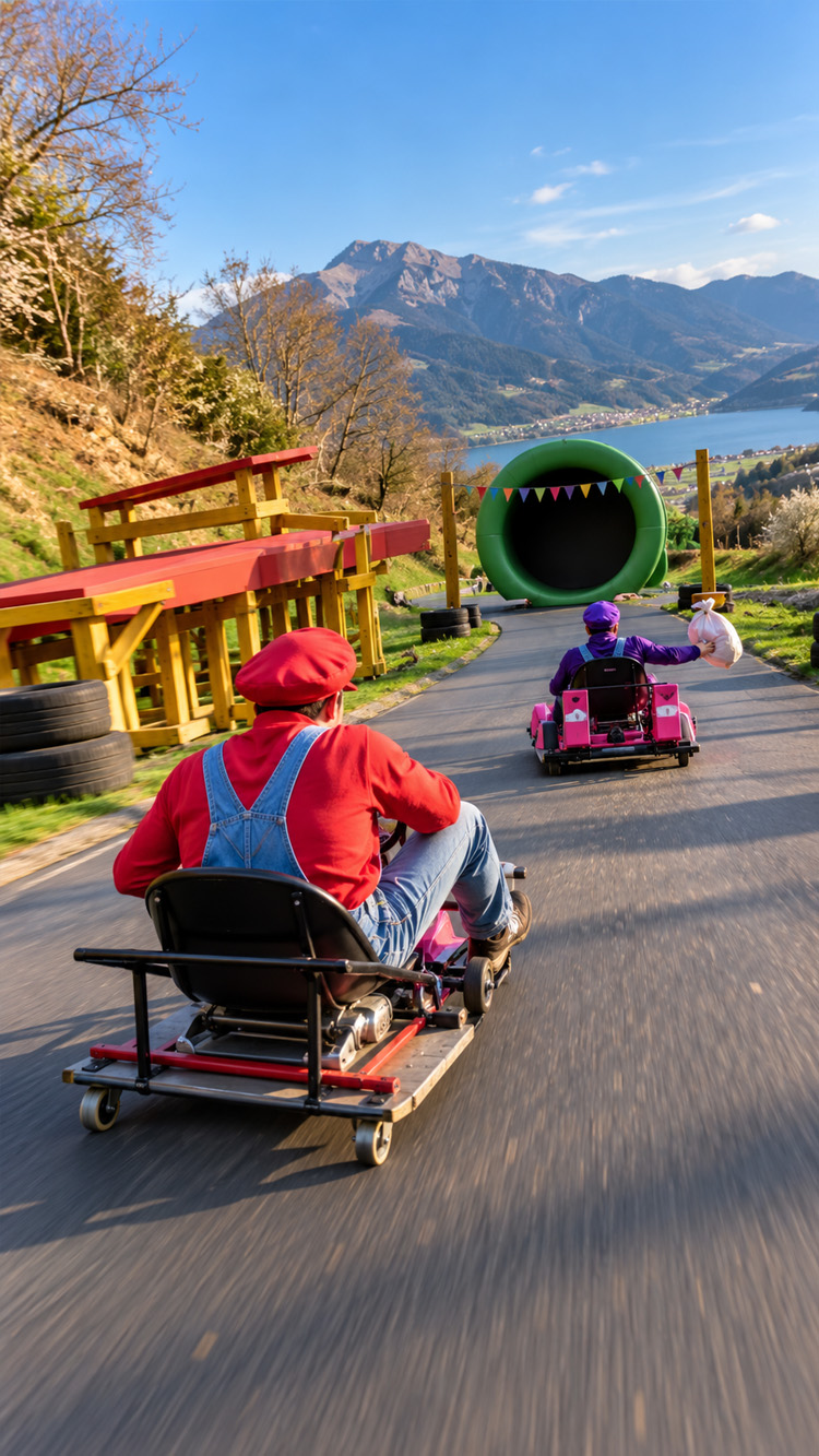 Mario Kart World en version réelle