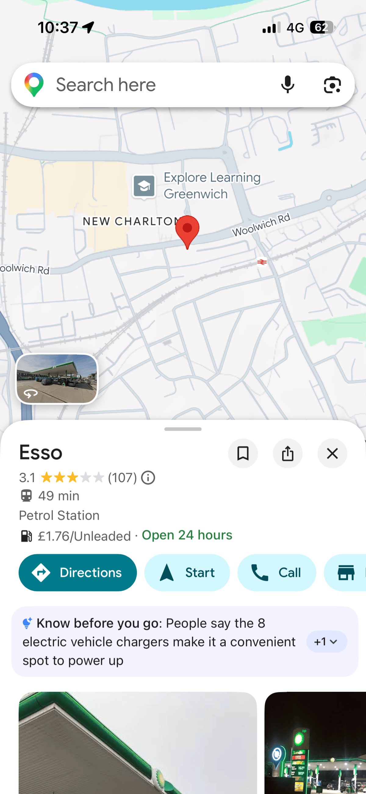 London drivers can check fuel prices on Google Maps for first time