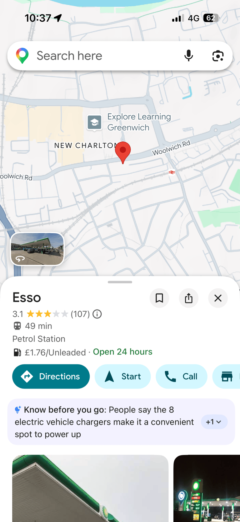 London drivers can check fuel prices on Google Maps for first time