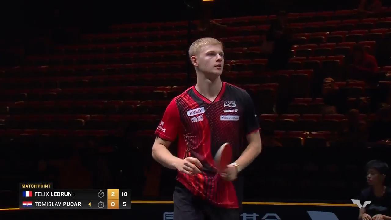 Top seed Felix Lebrun eases past Pucar to reach China Smash quarters