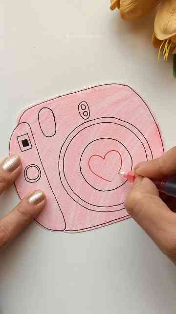 DIY sliding card with a cute camera surprise