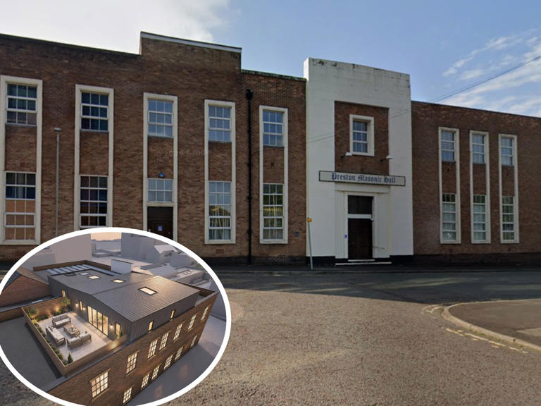 'Penthouse' apartments plan revealed for Preston's Masonic Hall