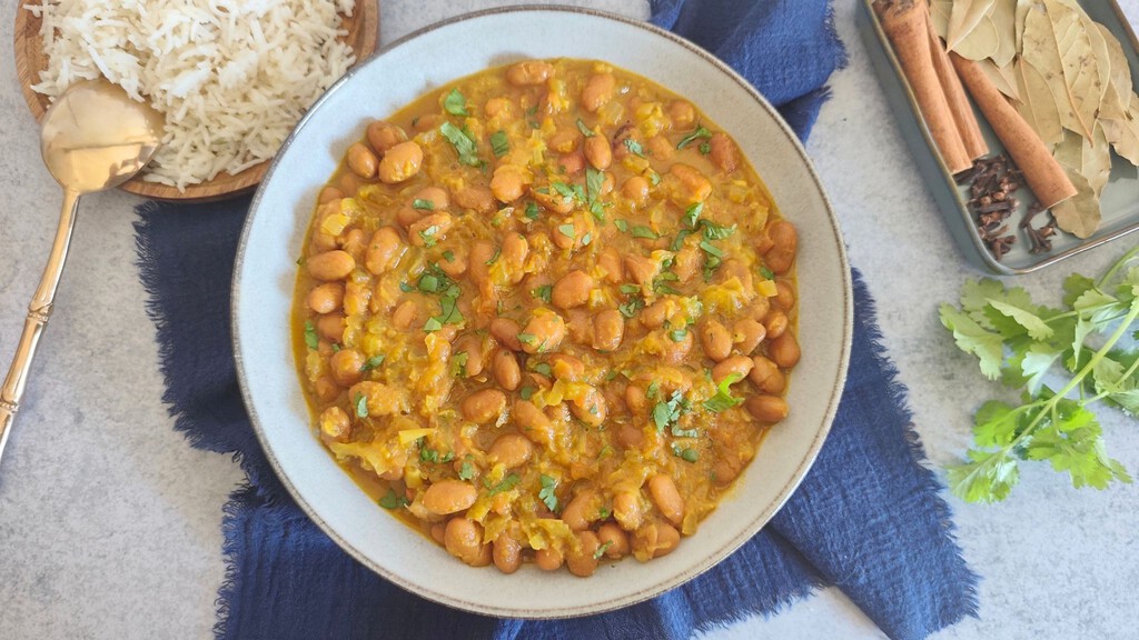 Rajma masala: receta del delicioso y saludable curry indio de alubias rojas