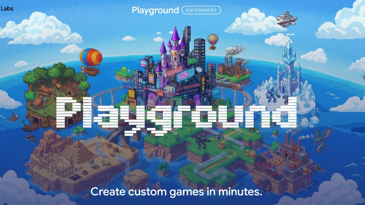 Google Labs Playground turns AI prompts into playable games without any ...