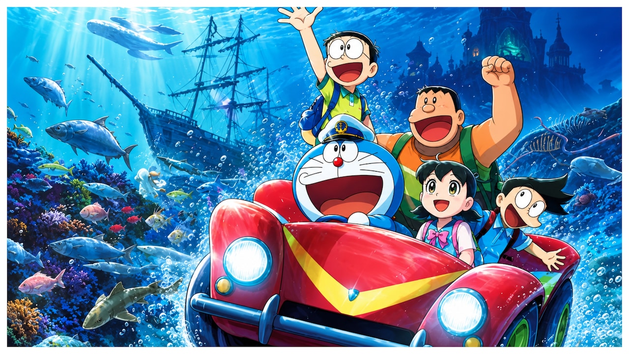 Doraemon: Castle of the Undersea Devil box office day 6: Animated film ...