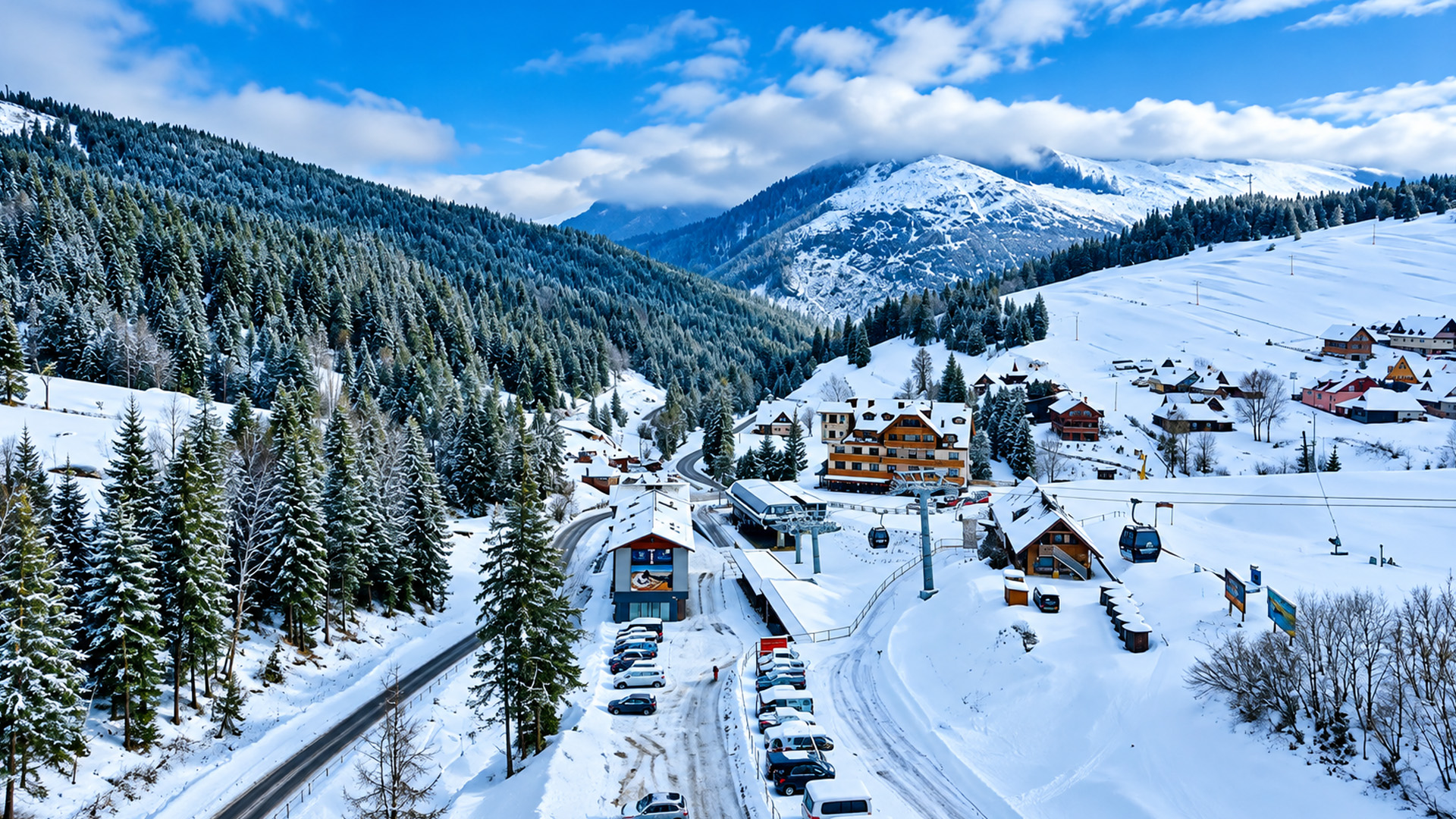 Snow completely changes the Belianske Tatras landscape