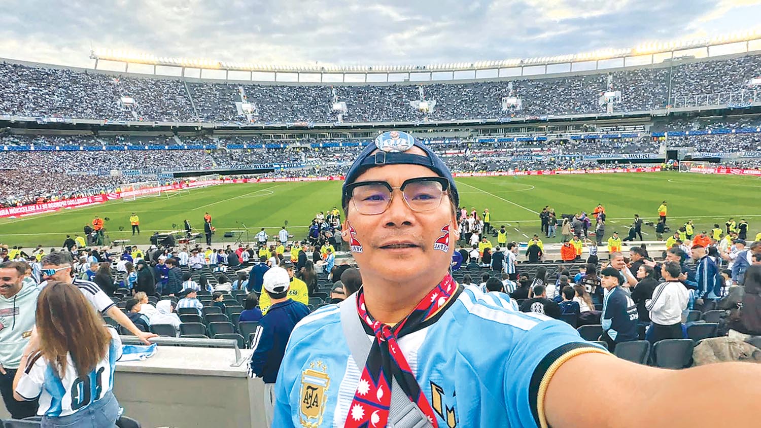 The Nepali man who witnessed Messi's farewell match