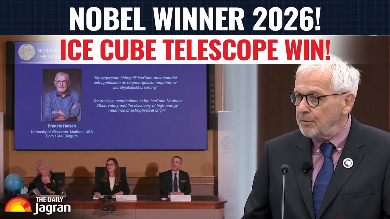 Nobel Prize in Physics 2026! Francis Halzen wins for 'ghost particle ...