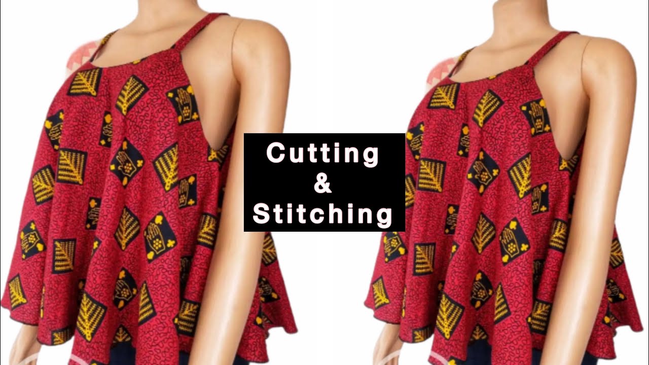 Circle top with straps sewing guide for beginners