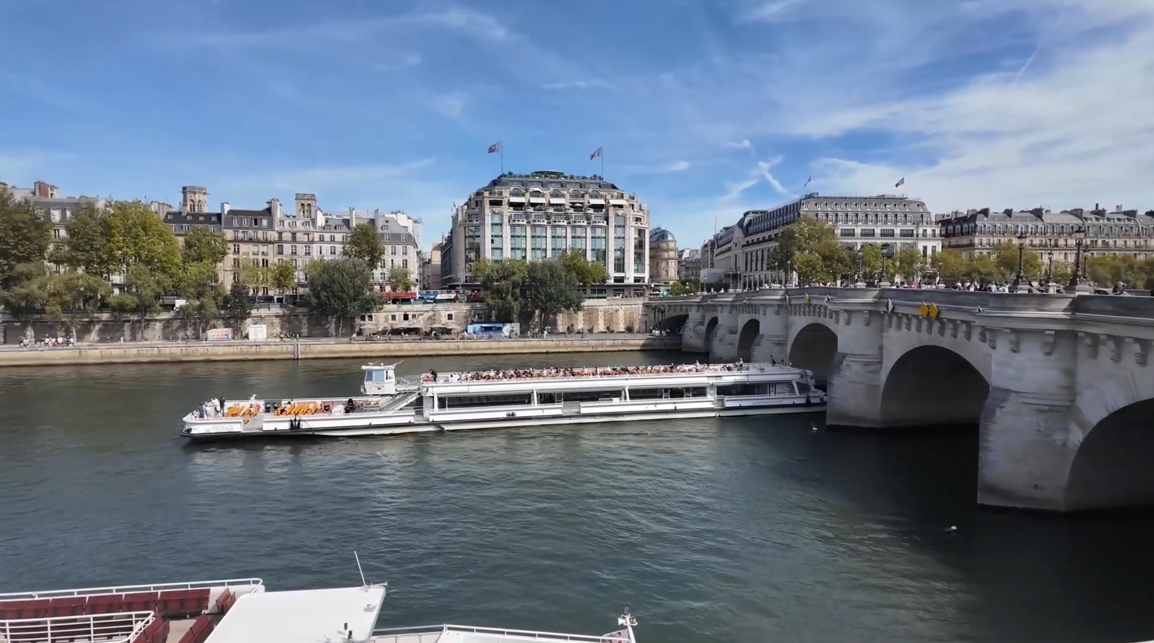 Exploring Paris landmarks on a scenic Seine River cruise