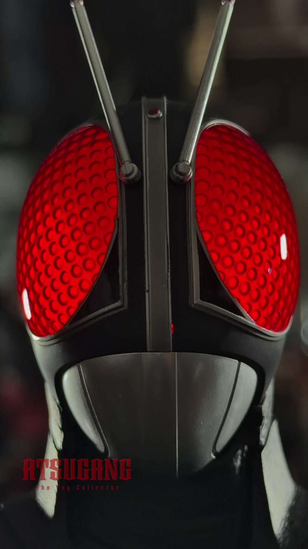 Hot Toys Kamen Rider Black RX figure close up