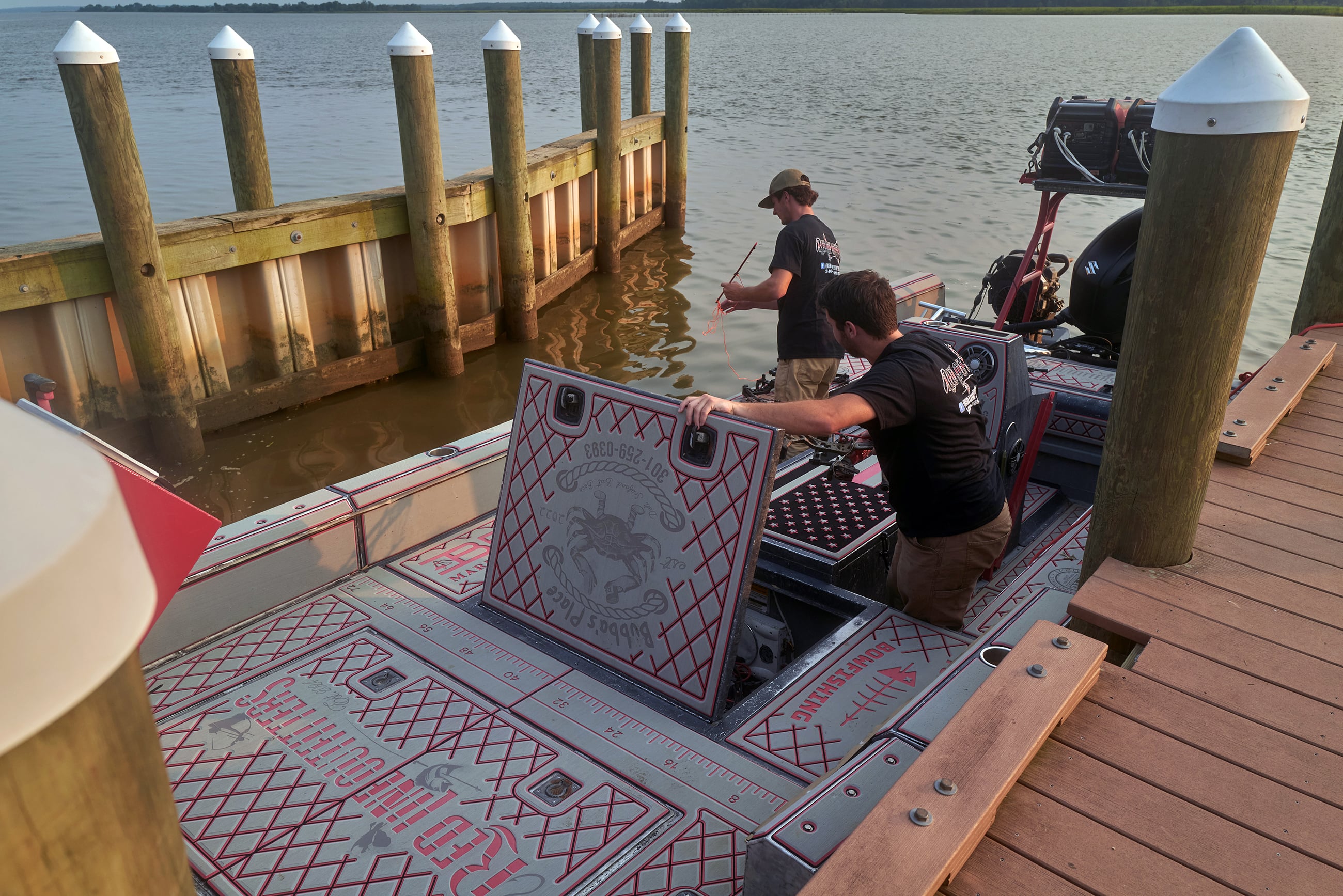 We spent a night hunting snakehead fish with bows and arrows