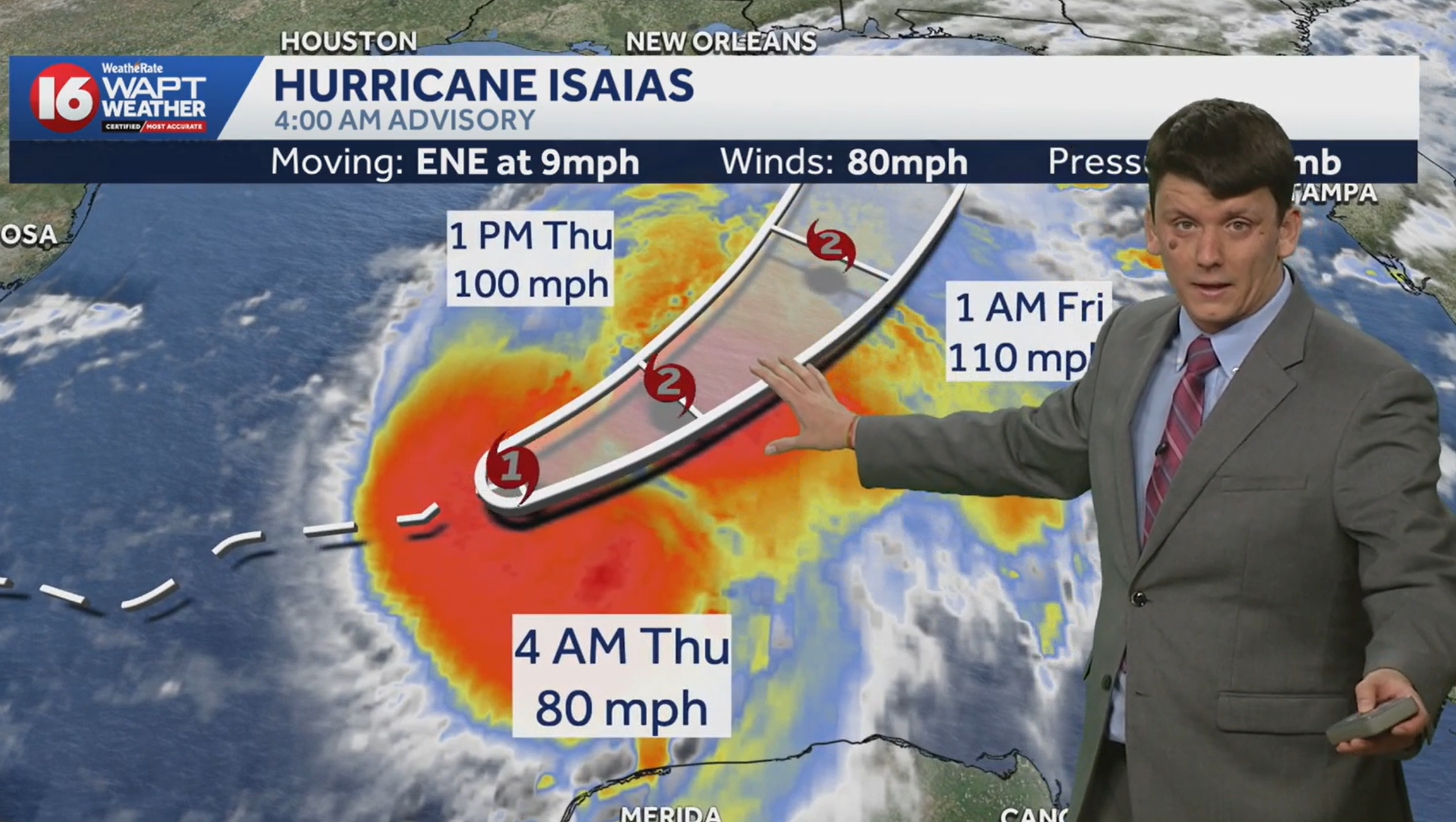 Tracking Hurricane Isaias: Latest models, radar, satellite