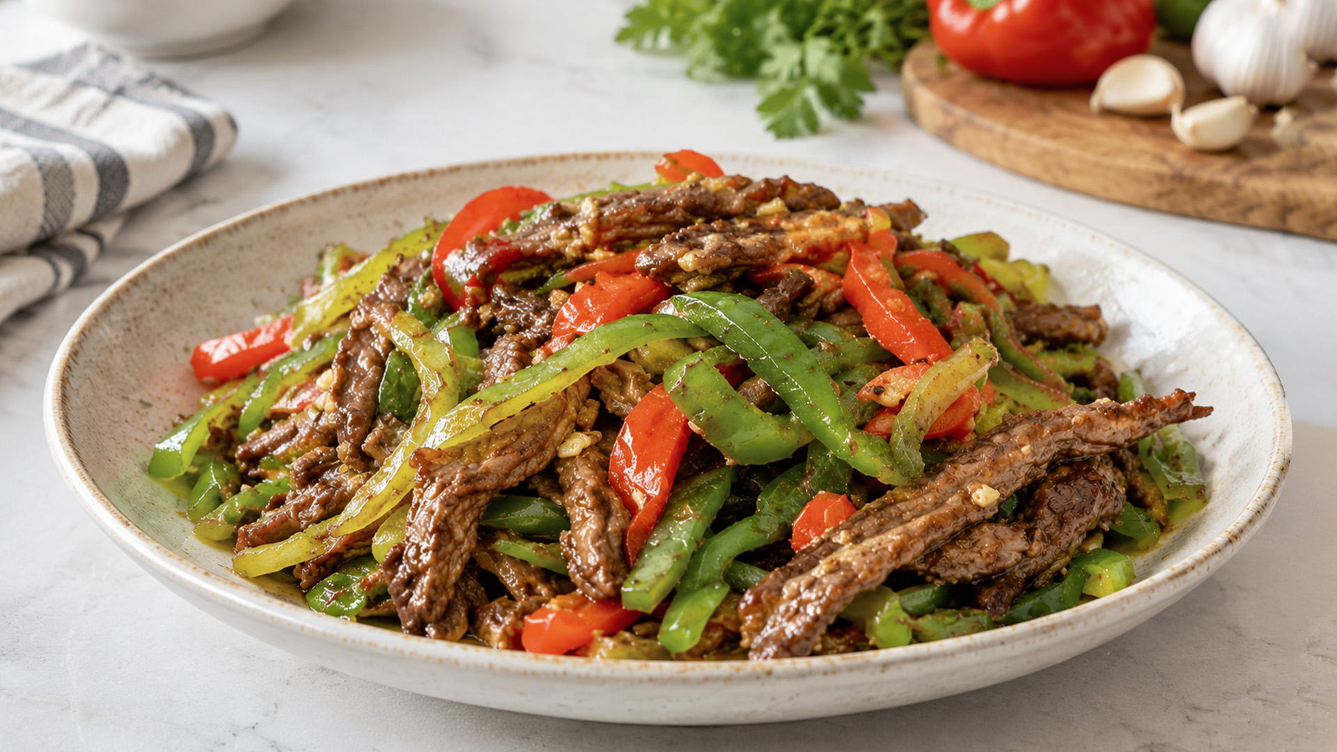 A homemade beef stir fry better than takeout