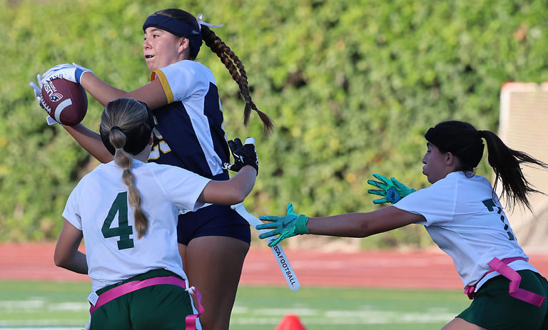 Sophia Forbus scores twice as Harbor flag football avenges loss to ...