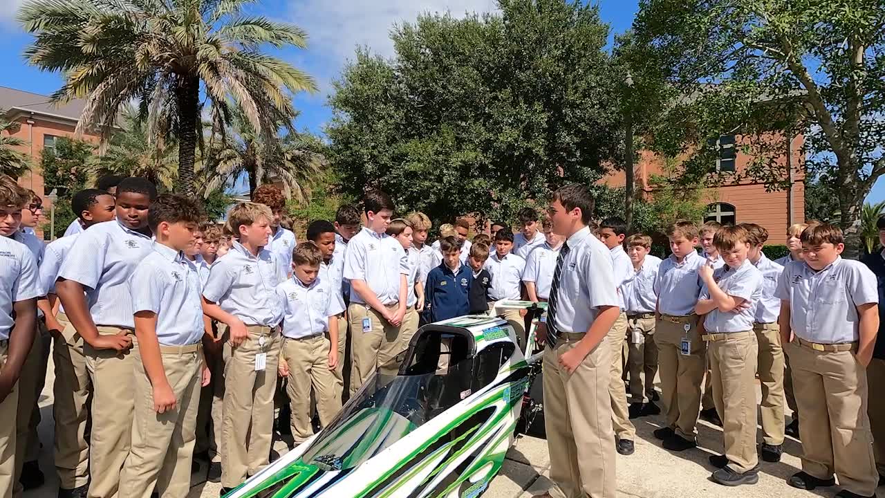 In 7.9 seconds, at 85 mph, Holy Cross seventh grader crosses the finish ...