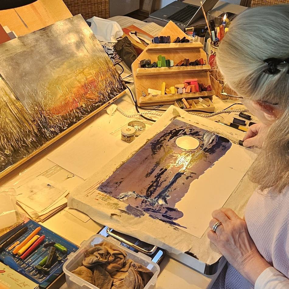 Hilde Freihoff lässt Wachs zu Kunst werden