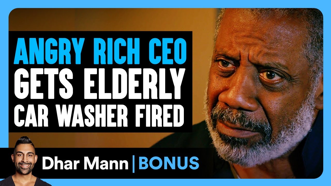 Angry rich CEO gets elderly car washer fired!