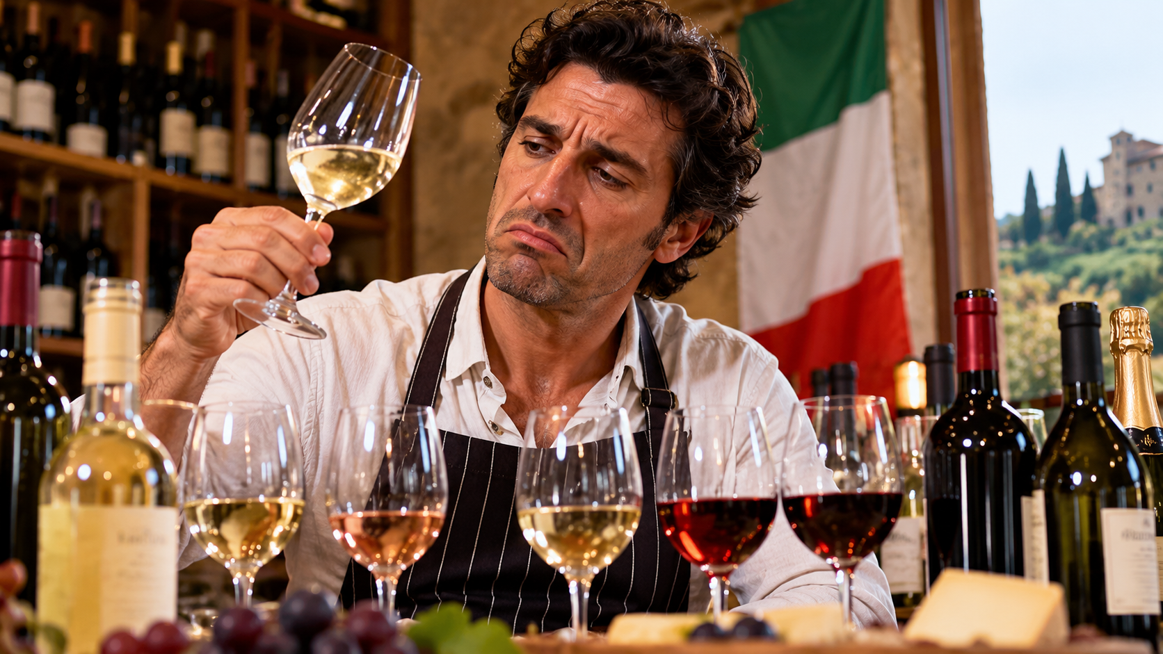 An Italian ranked 14 famous wines - he put supermarket pinot grigio ...