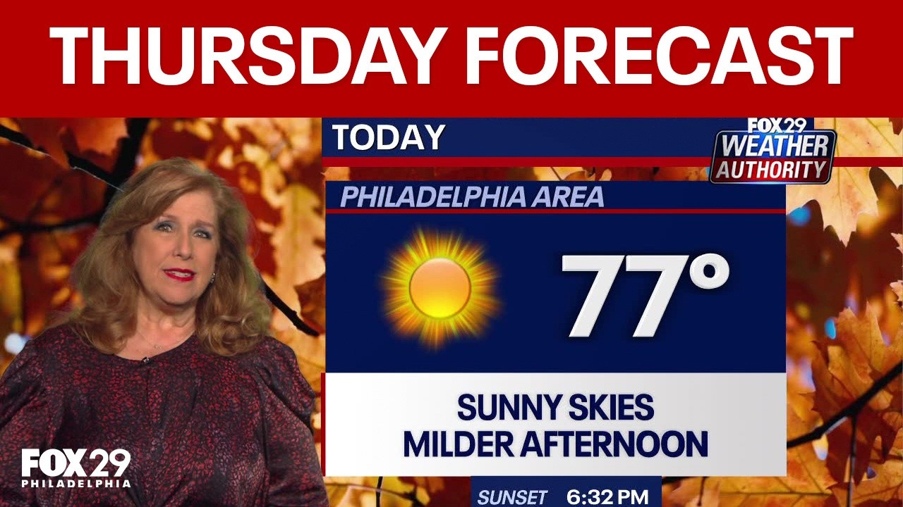 Philadelphia weather: Thursday forecast