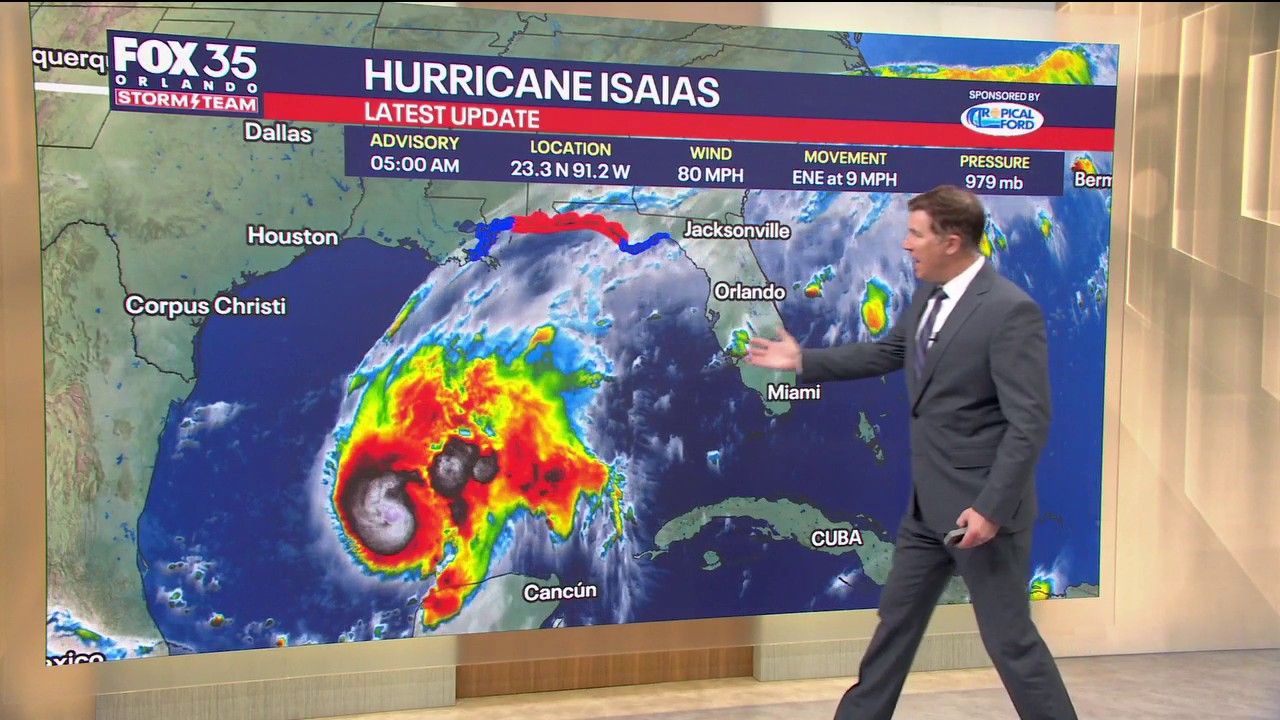 Tropics forecast: Hurricane Isaias forms in the Gulf