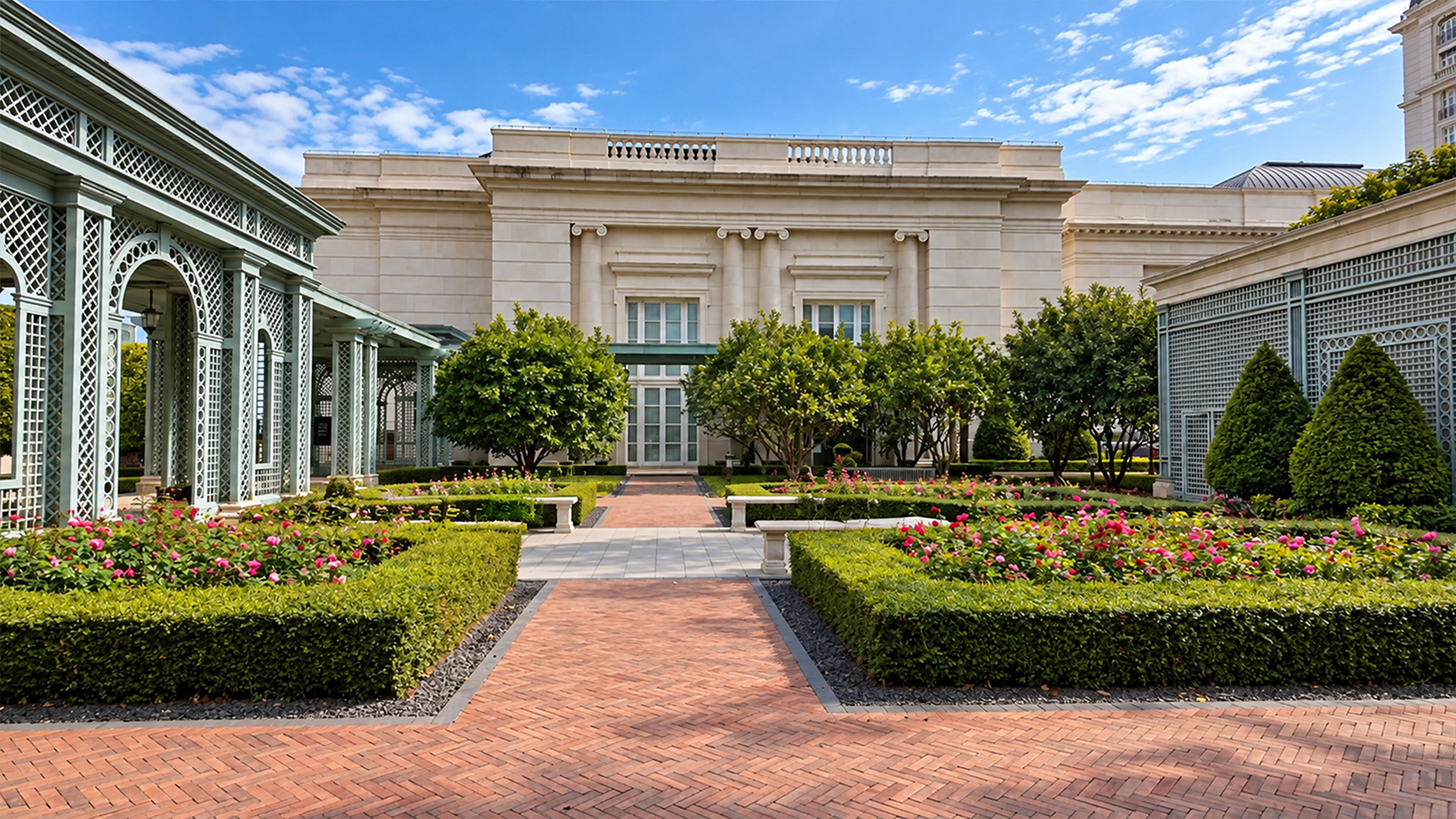 China hides a classical garden behind elegant stone buildings