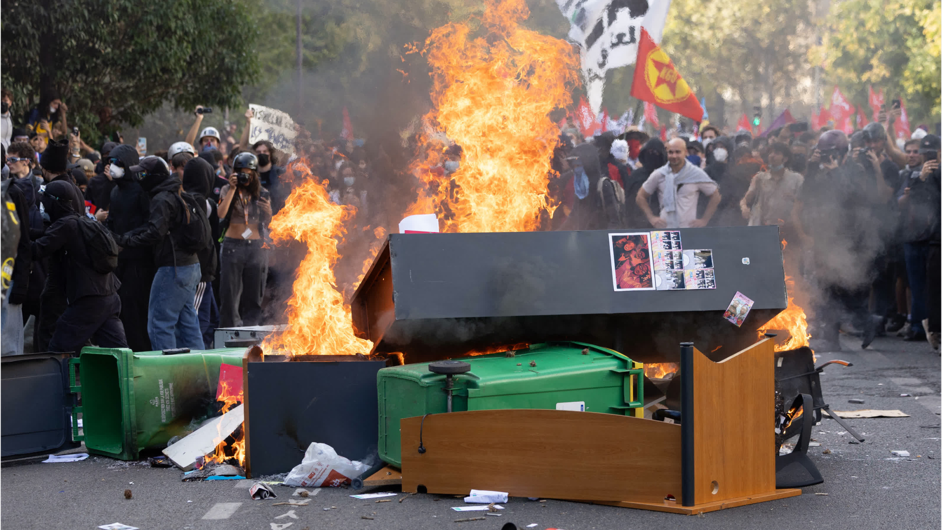 France suspends stun grenades during student protests after teenager ...