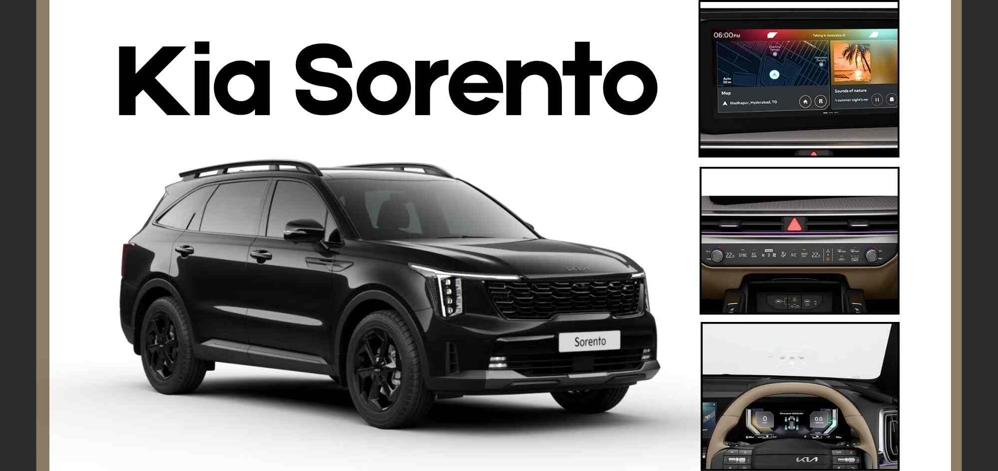 Kia Sorento: Key features, specifications, price and more